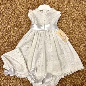 Completo neonata cerimonia in pizzo Mimosines