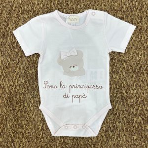 Body neonata "Principessa di papà" Nanan