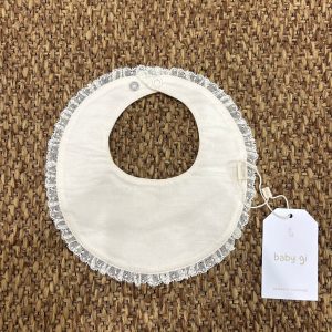Bavetta neonati con merletto Baby Gi
