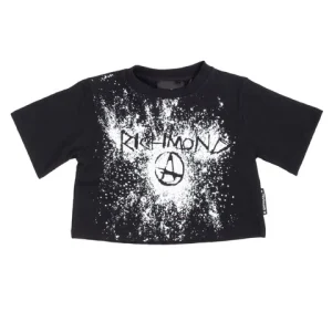 John Richmond T-shirt nera manica corta