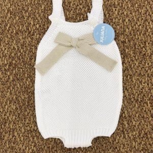 Pagliaccetto neonata fiocco Juliana