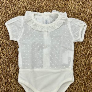 Body neonata velato collo rouches Calamaro