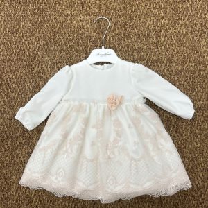 Abito bimba cerimonia dettagli in merletto Barcellino