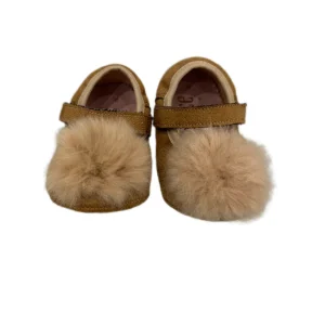 Ballerina neonata da culla in velluto con pon pon Indice