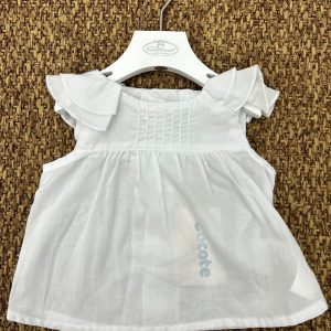 Blusa neonata manica volant Cocote