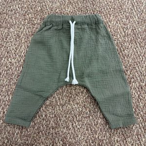 Pantalone bambino in mussola Fiorile