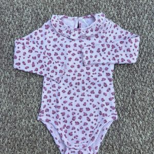 Body bambina in jersey con stampa Play Up