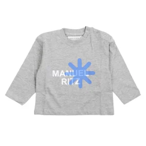 Manuel Ritz T-Shirt grigia neonato bambino