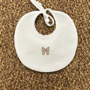 Bavetta neonati fiocchetto Ninnaoh