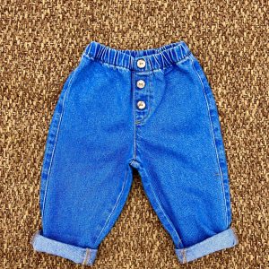 Jeans bambino con bottone in cocco Play Up