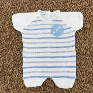 Pagliaccetto neonati a righe Juliana
