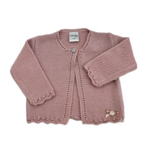 Giacchino bimba corto con fiocchetto Valentina Bebes