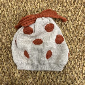 Cappello bimba a pois con fiocco Marlù