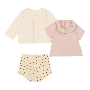 Completo PETIT BATEAU da NEONATA - PINK