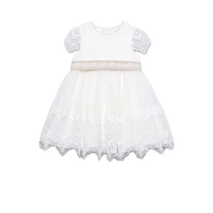 Abito ABEL E LULA da BAMBINA - Panna