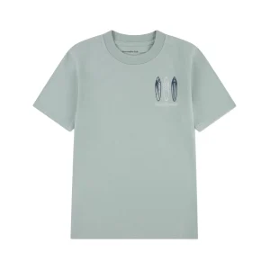 T-shirt ABERCROMBIE da BAMBINO - SILT GREEN