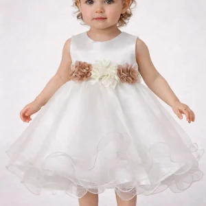 Abito ALLEGRA da BAMBINA - Bianco