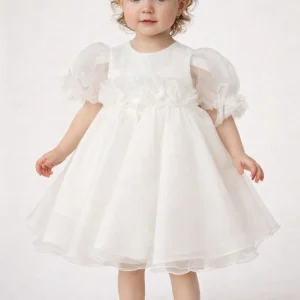 Abito ALLEGRA da BAMBINA - Bianco