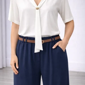 Blusa LIZALU da DONNA - Panna