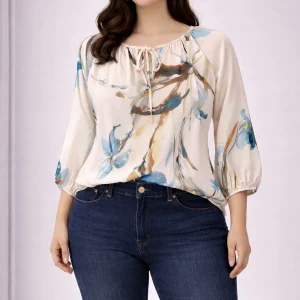 Blusa LIZALU da DONNA - CREMA F.