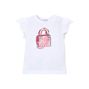 T-shirt MAYORAL da BAMBINA - Bianco