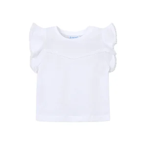 T-shirt MAYORAL da BAMBINA - Bianco