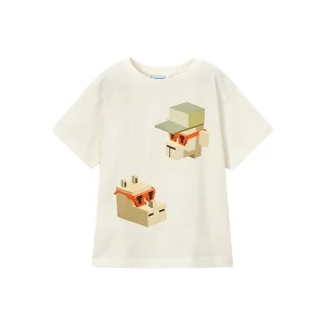 T-shirt MAYORAL da BAMBINO - Panna