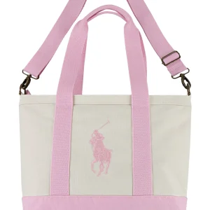 Zaino POLO RALPH LAUREN da BAMBINI - WHITE / CARMEL PINK