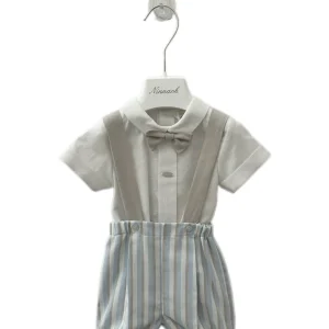 Completo neonato cerimonia con papillon Ninnaoh