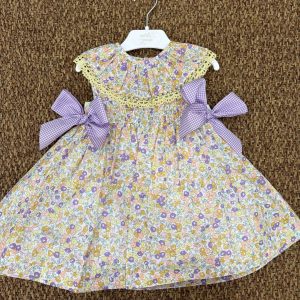 Abito bimba a fiori con fiocco Marta y Paula