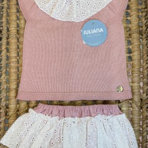 Completo bimba con merletto Juliana