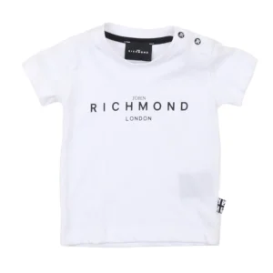 John Richmond T-shirt manica corta Galci bianca neonato
