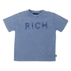 John Richmond T-shirt manica corta blu bambino