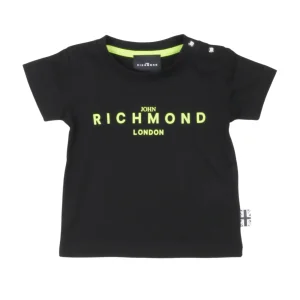 John Richmond T-shirt manica corta nera neonato
