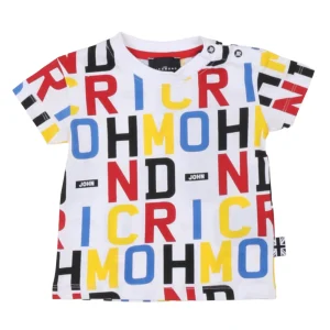John Richmond T-shirt manica corta lettere JR neonato