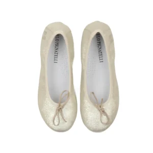Carlo Pignatelli Ballerine dorate bambina