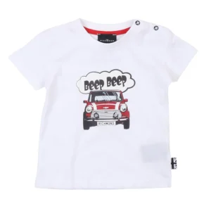 John Richmond T-shirt manica corta bianca neonato