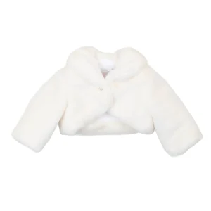 Carlo Pignatelli Giacchino pelliccetta bianco neonata bambina