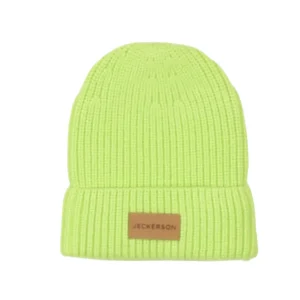 Jeckerson Cappello berretto in lana verde lime neonato bambino