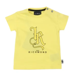 John Richmond T-shirt manica corta gialla neonato