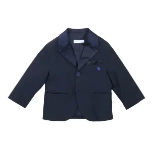 Carlo Pignatelli Giacca blu cerimonia neonato