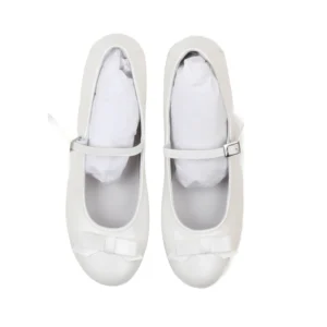 Carlo Pignatelli Ballerina con velcro e fiocco bambina