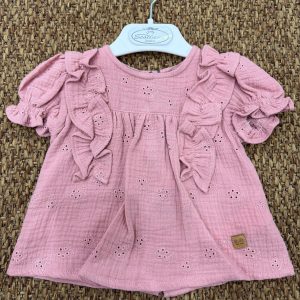 Blusa bambina con rouches Jose Varon